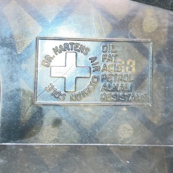 NWOT Dr. MARTENS Jadon Platform Combat Boots Black Polished smooth SZ: 7 (W) - Picture 13 of 15